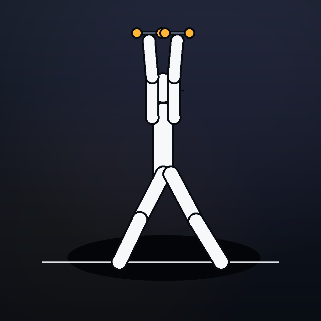 Illustration of correct Standing Dumbbell Shoulder Press form